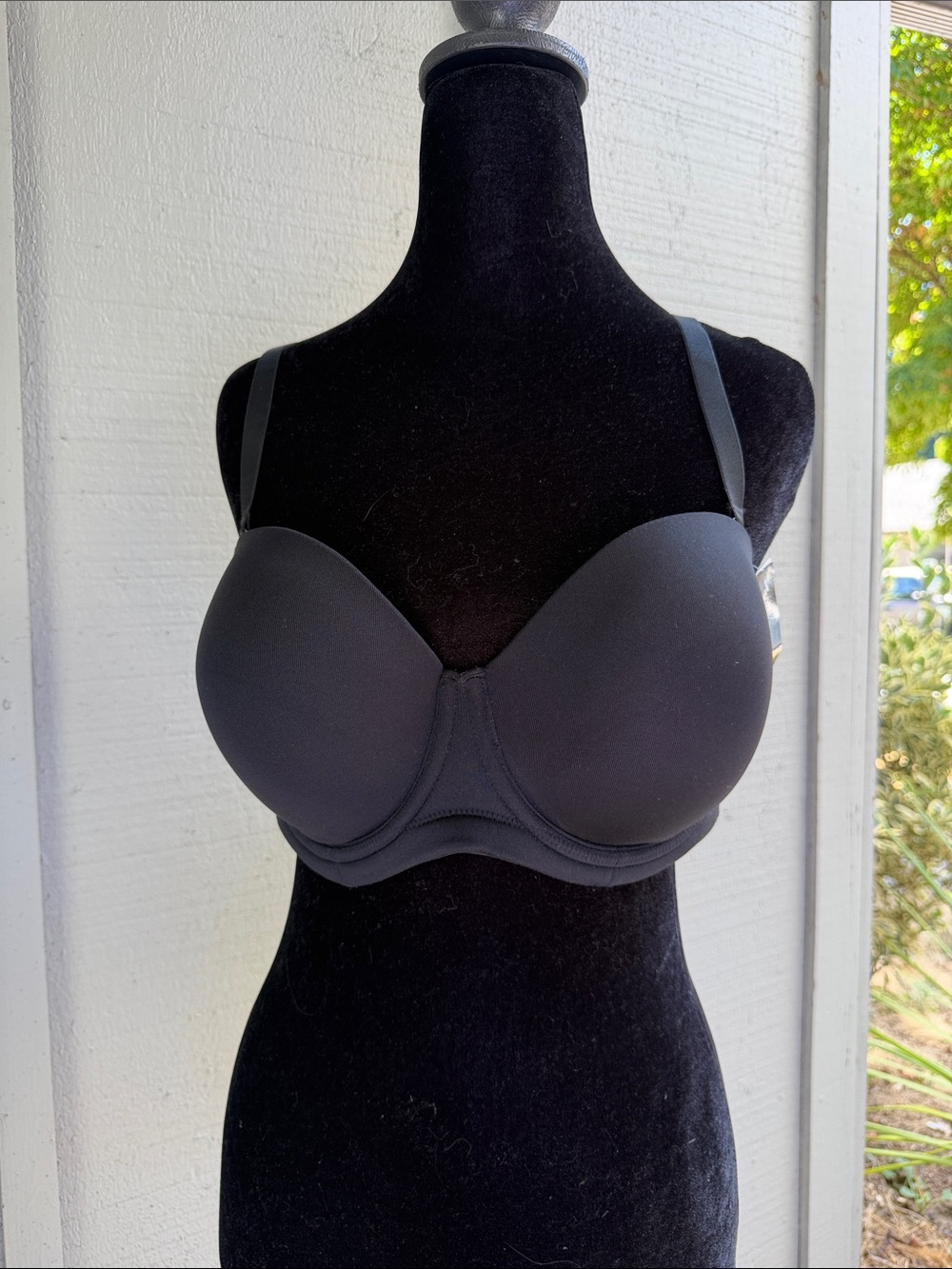Wacoal Black Convertible Strap Bra with Smooth Molded Cups